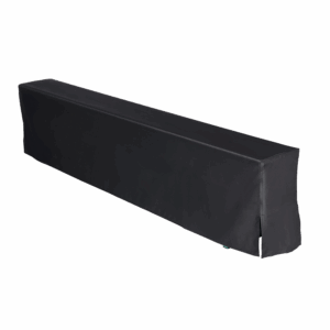 Bierzeltbankhusse 220 cm - schwarz