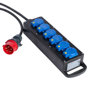 16A CEE ➜ 6x Schuko