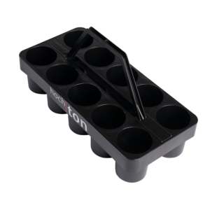 Bierglasträger hochton - schwarz