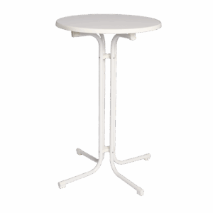 Stehtisch Ø 70 cm - weiß