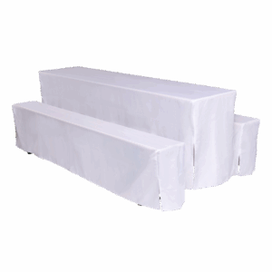 Bierzeltgarniturhusse 220 cm - weiß