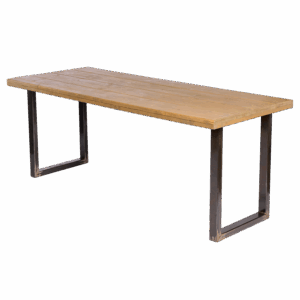 Bauholztisch eckig 190 cm - 6 Pax