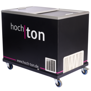 Kühl- und Tiefkühltruhe - schwarz