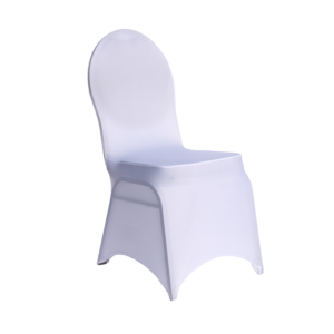 Bankettstuhlhusse Stretch - weiß