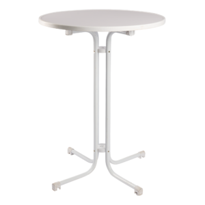 Stehtisch Ø 80cm - weiß