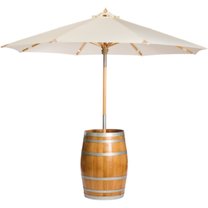 Weinfass 225l - Sonnenschirm