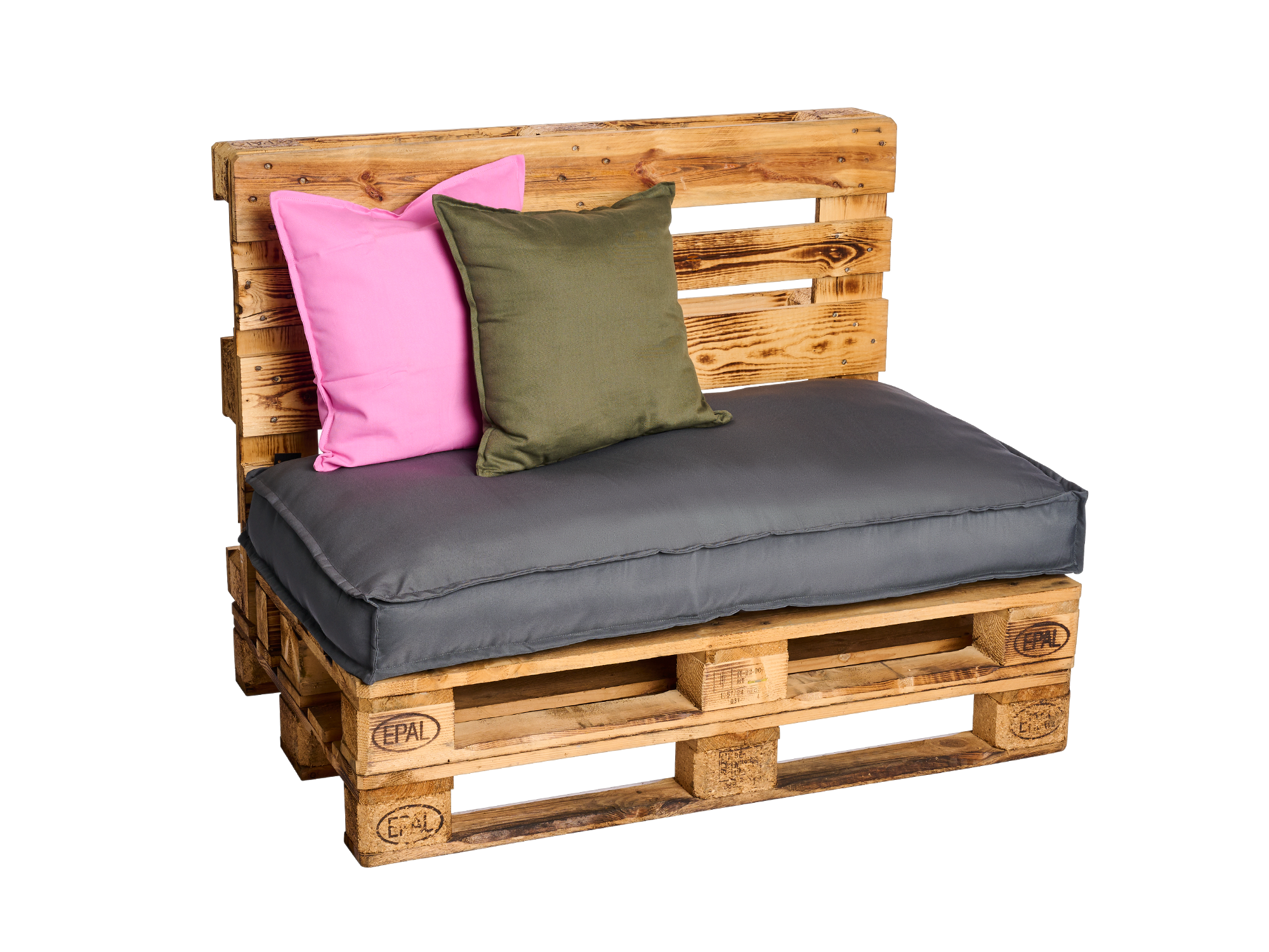 palettensofa 120cm mit sitzkissen Palettensofa 120cm - mit Sitzkissen – Bild 10
