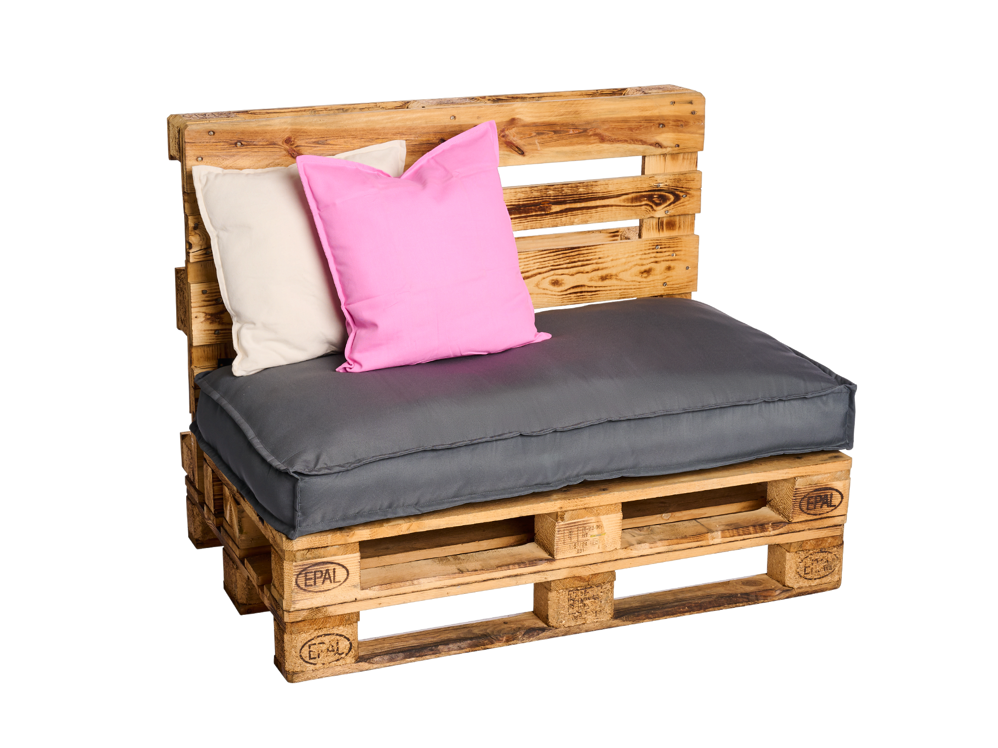 palettensofa 120cm mit sitzkissen Palettensofa 120cm - mit Sitzkissen – Bild 11