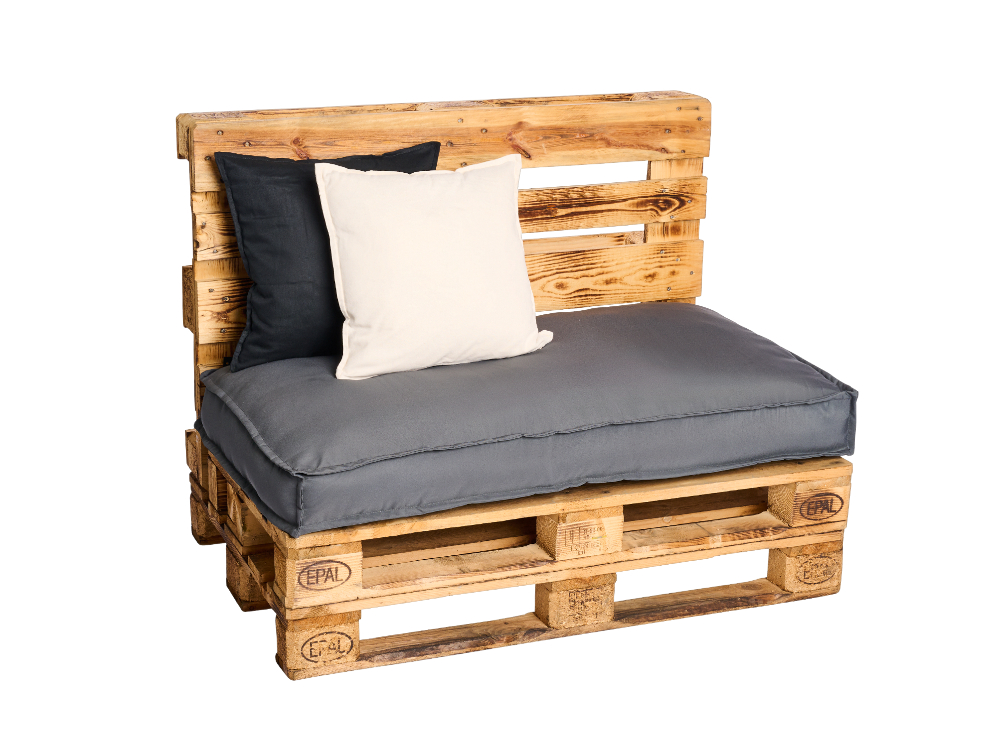 palettensofa 120cm mit sitzkissen Palettensofa 120cm - mit Sitzkissen – Bild 12