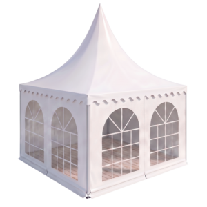 Pagodenzelt 5m x 5m - Standard mit Boden